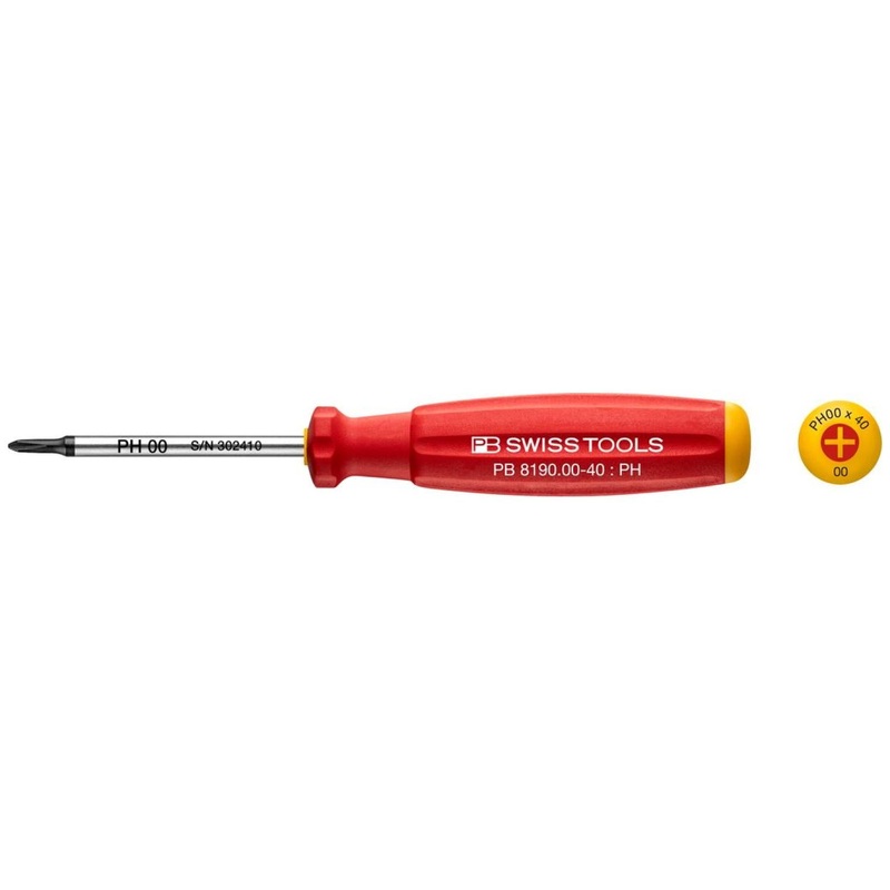 PB Swiss PB 8190.00-40 Swiss Grip Screwdrivers For Phillips Screws, L - 100 mm