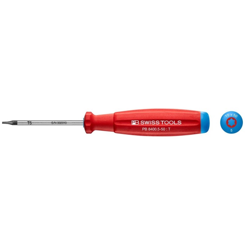 PB Swiss PB 8400.5-50 Screwdriver TORX with Swiss Grip Handle T5 x 40 mm