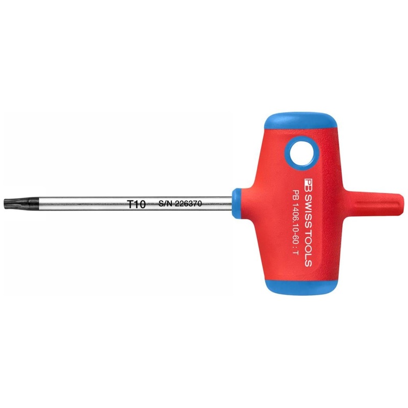 PB Swiss Tools PB 1406.10-60 Cross-Handle Screwdrivers, TORX T10