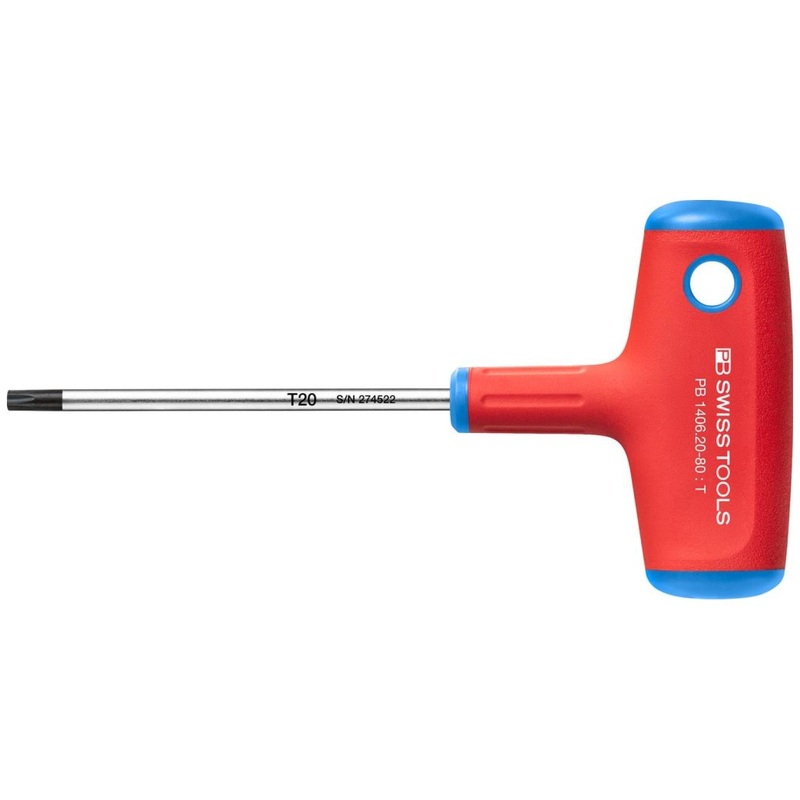 PB Swiss Tools PB 1406.20-80 Cross-Handle Screwdrivers, TORX T20