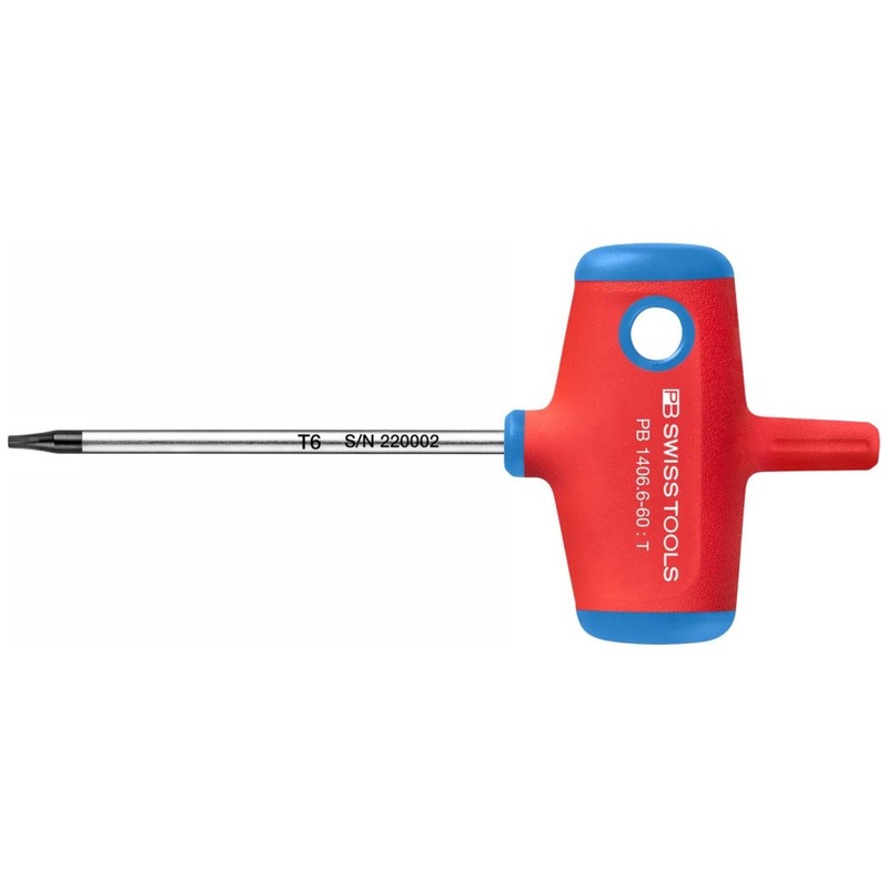 PB Swiss Tools PB 1406.6-60 Cross-Handle Screwdrivers, TORX T6