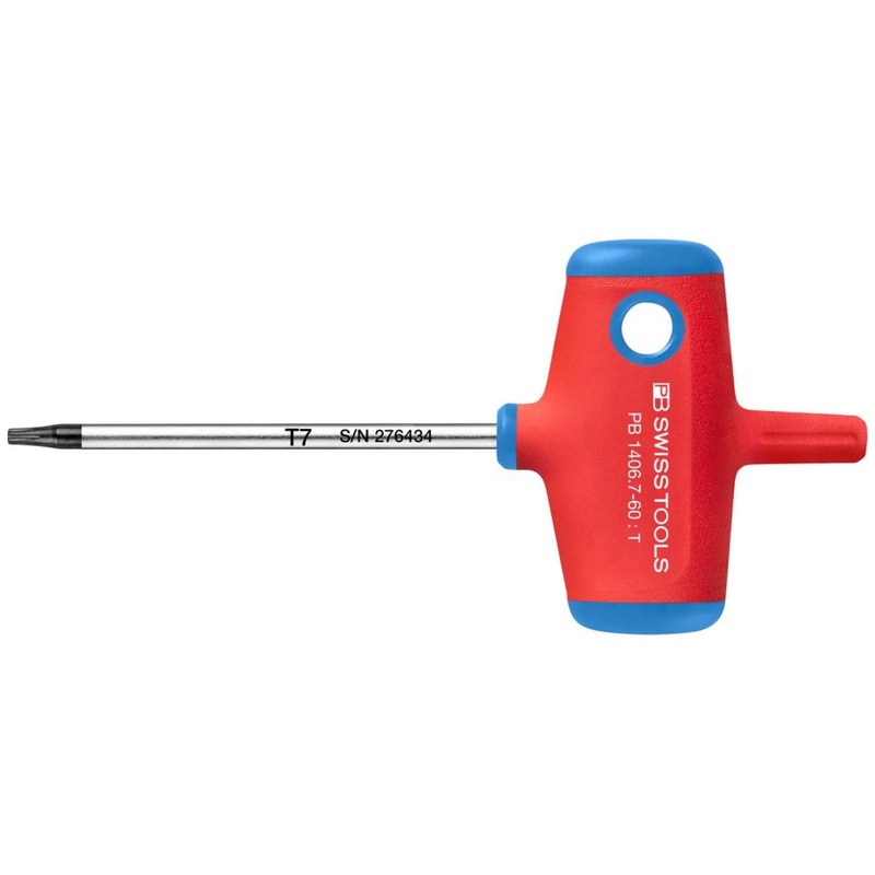 PB Swiss Tools PB 1406.7-60 Cross-Handle Screwdrivers, TORX T7