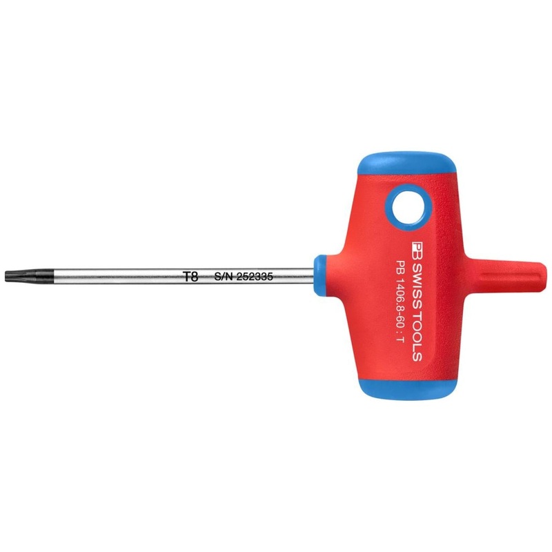 PB Swiss Tools PB 1406.8-60 Cross-Handle Screwdrivers, TORX T8