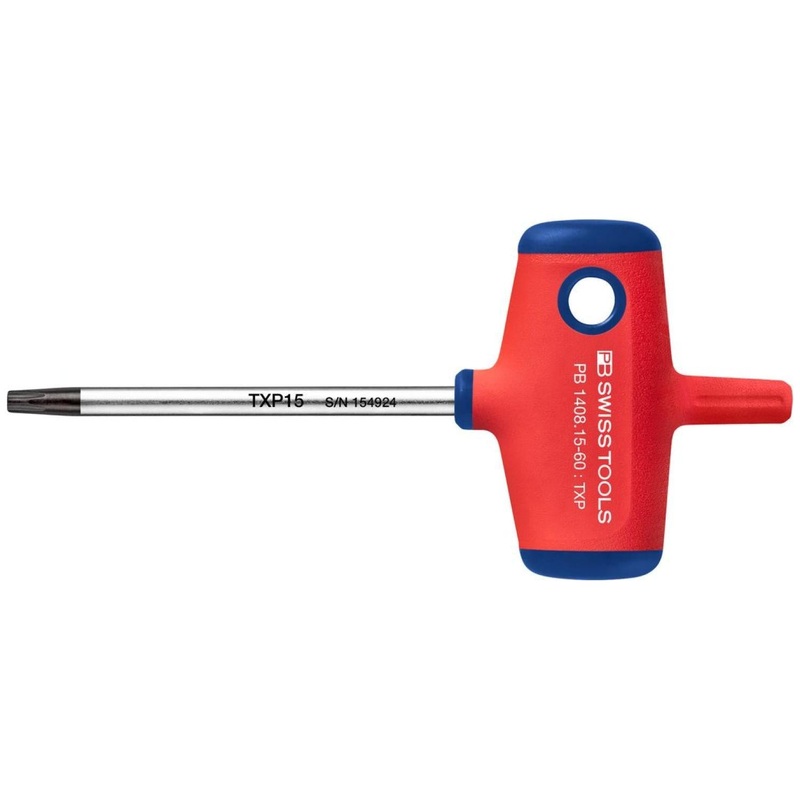 PB Swiss Tools PB 1408.15-60 Cross-Handle Screwdrivers, TORX Plus TXP15