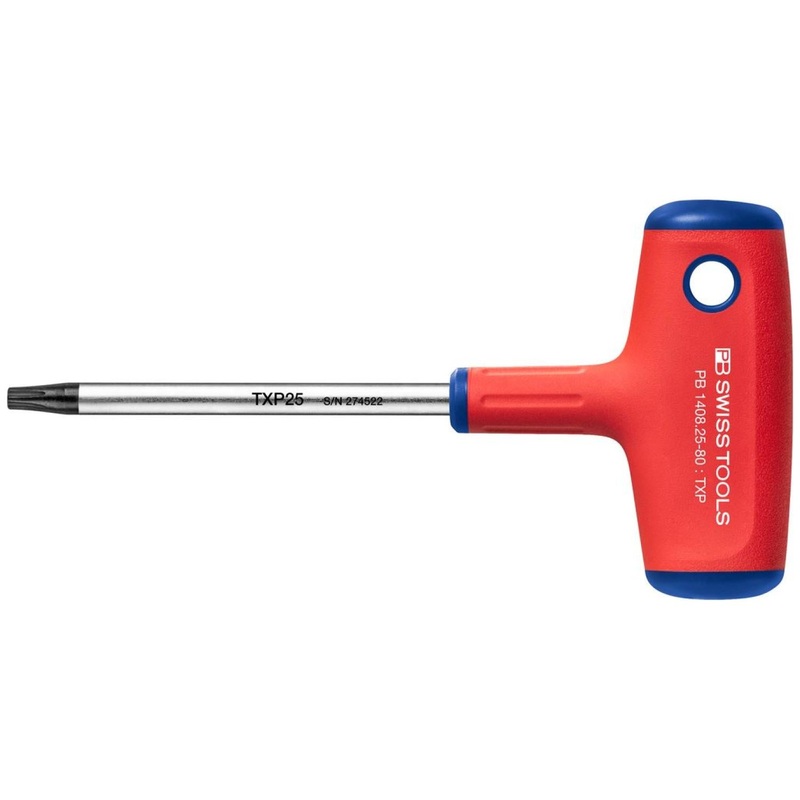 PB Swiss Tools PB 1408.25-80 Cross-Handle Screwdrivers, TORX Plus TXP25