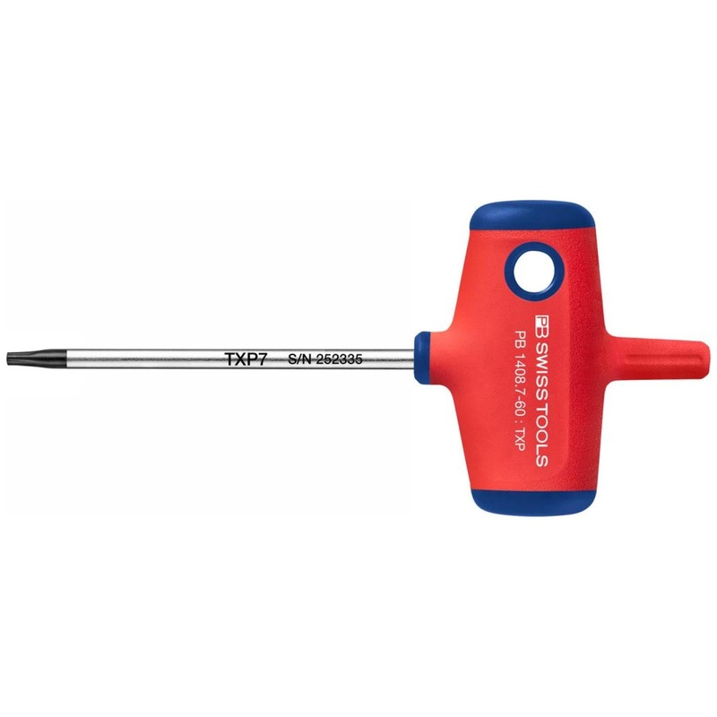 PB Swiss Tools PB 1408.7-60 Cross-Handle Screwdrivers, TORX Plus TXP9