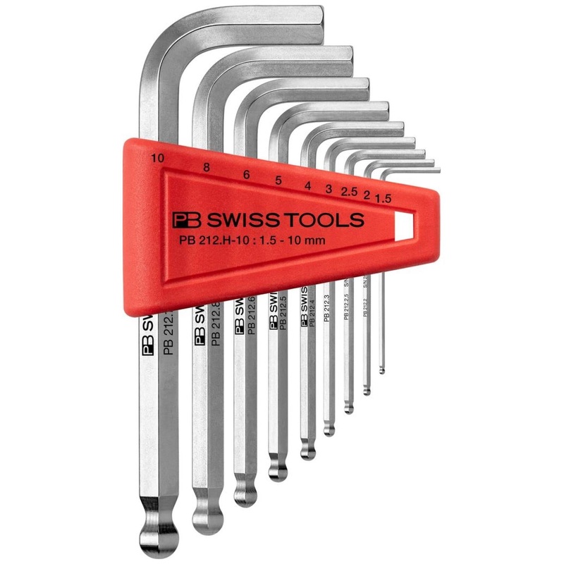 PB Swiss Tools PB 212.H-10 CN L-Key Set Hex, 9-Piece