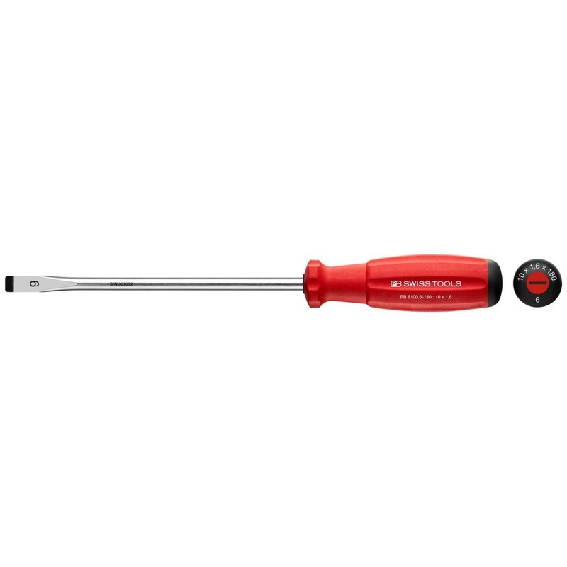 PB Swiss Tools PB 8100.6-180 SwissGrip Screwdrivers 8 mm