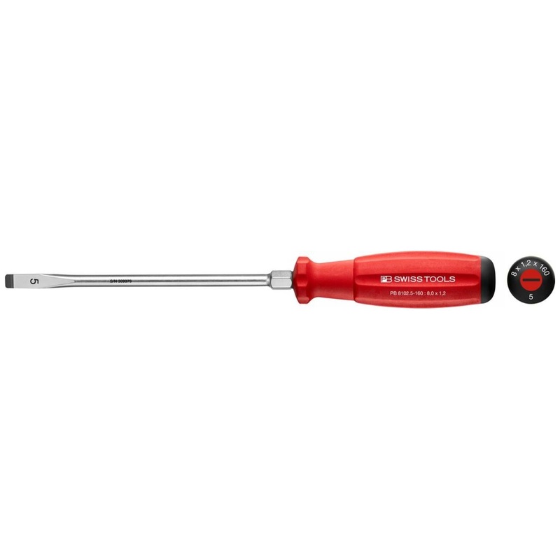 PB Swiss Tools PB 8102.5-160 SwissGrip Screwdrivers 7 mm