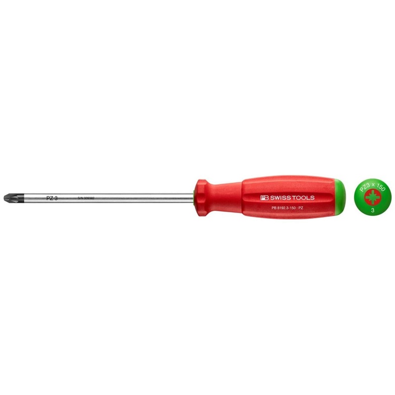 PB Swiss Tools PB 8192.3-150 * SwissGrip Screwdrivers, Pozidriv  PZ3