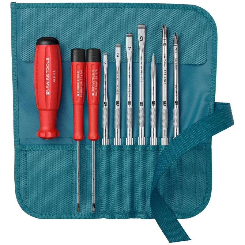 PB Swiss Tools PB 8218.PE SwissGrip Screwdriver 10 Pcs