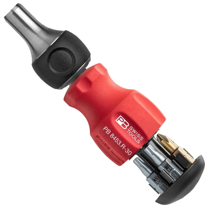 PB Swiss Tools PB 8453.R-30 Insider Stubby Ratchet 30 mm