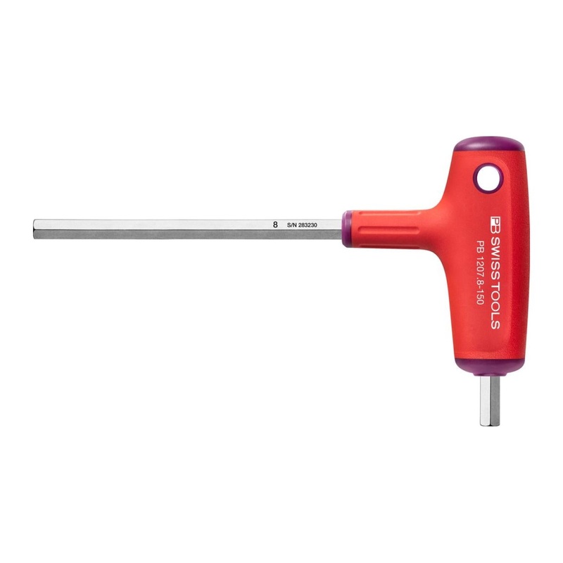 PB Swiss PB 1207.8-150 Hex  Cross-Handle Screwdriver, with Side Drive, 8 mm, 200 mm