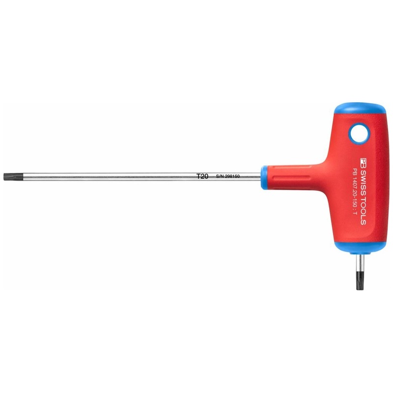 PB Swiss PB 1407.20-150 TORX Cross-Handle Screwdriver, with Side Drive, T20, L - 187 mm