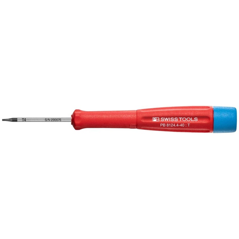 PB Swiss  PB 8124.4-40 Electronics Screwdriver for TORX Screws T4, L - 133 mm