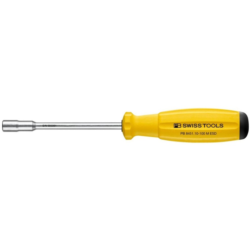 PB Swiss PB 8451.10-100 M ESD Swiss Grip ESD Bit Holder with Magnet, L -  205 mm
