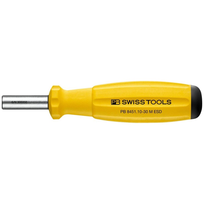 PB Swiss PB 8451.10-30 M ESD Swiss Grip ESD Bit Holder with Magnet, L- 135mm