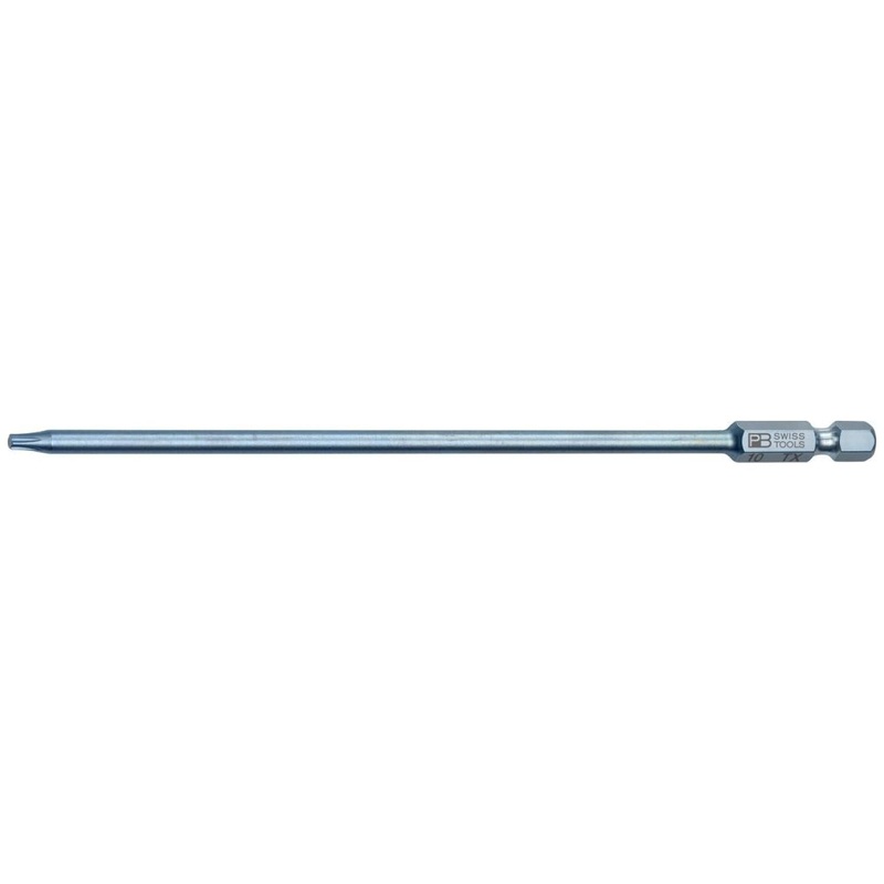 PB Swiss PB E6L.400/10-150 Long Blade Precision Bit for TORX-Screws, T10, L - 150 mm