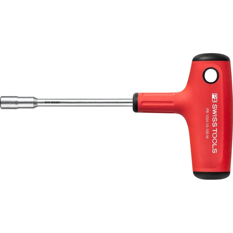 PB Swiss Tools PB 1254.10-100 M Bit Holder with Cross-Handle SwissGrip Magnetic C6 1/4" 176mm
