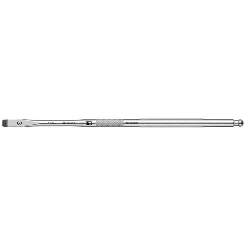 PB Swiss Tools PB 215.C 3 Interchangeable Blade For DigiTorque And MecaTorque Handles, SL 3 mm