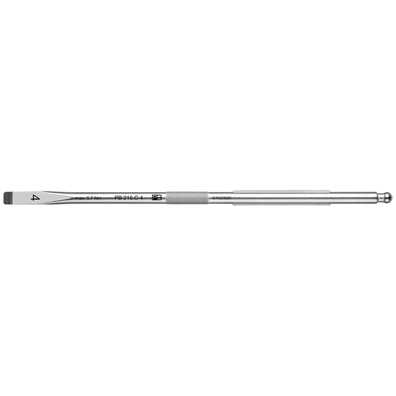 PB Swiss Tools PB 215.C 4 Interchangeable Blade For DigiTorque And MecaTorque Handles, SL 4 mm