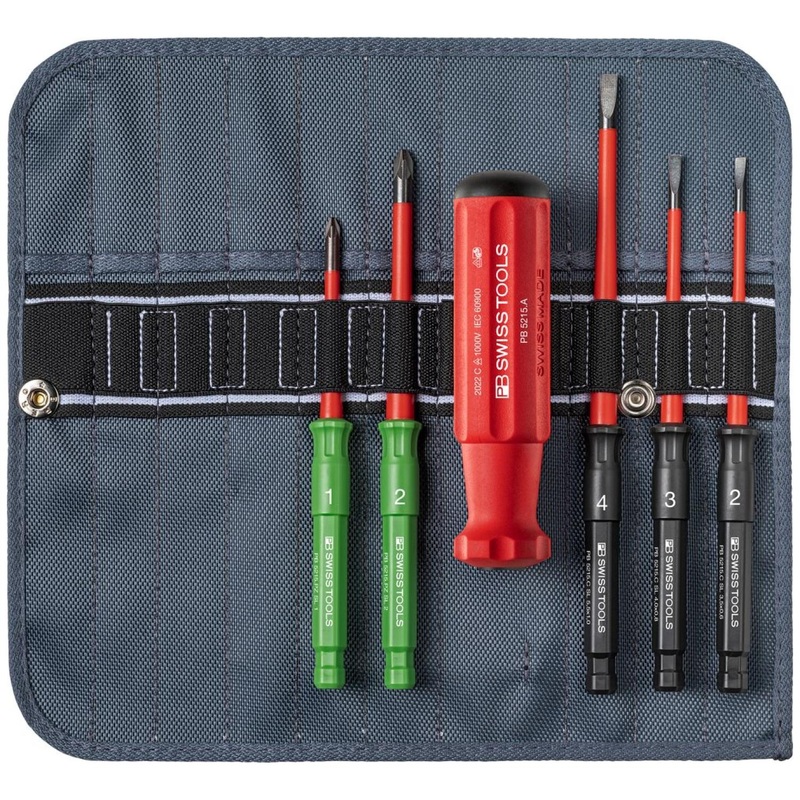 PB Swiss Tools PB 5215.SU Classic VDE Slim Screwdriver Set