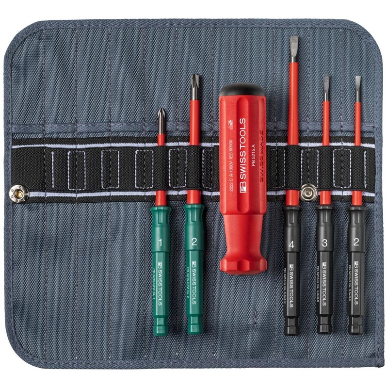 PB Swiss Tools PB 5217.SU Classic VDE Slim Screwdriver Set