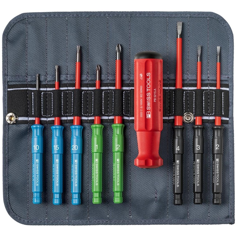 PB Swiss Tools PB 5218.SU Classic VDE Slim Screwdriver Set
