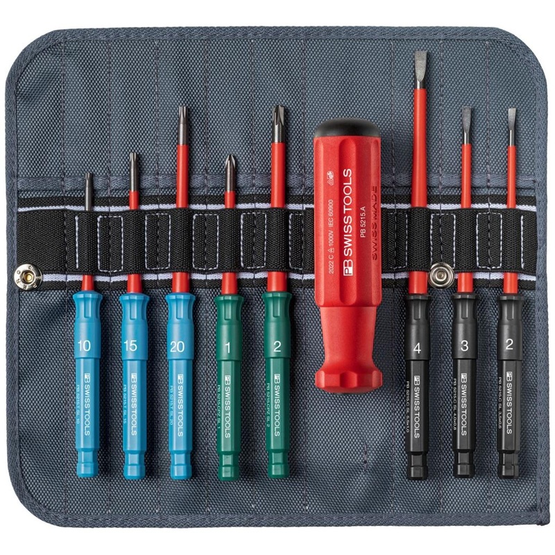 PB Swiss Tools PB 5219.SU Classic VDE Slim Screwdriver Set