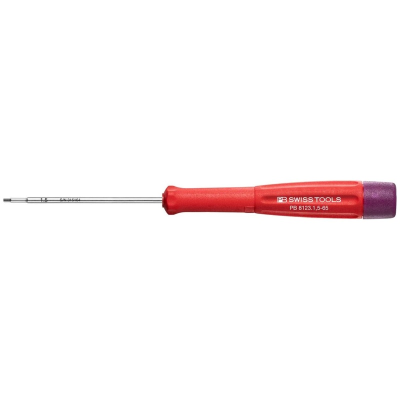 PB Swiss Tools PB 8123.1,5-65 Electronics Screwdriver, Hex