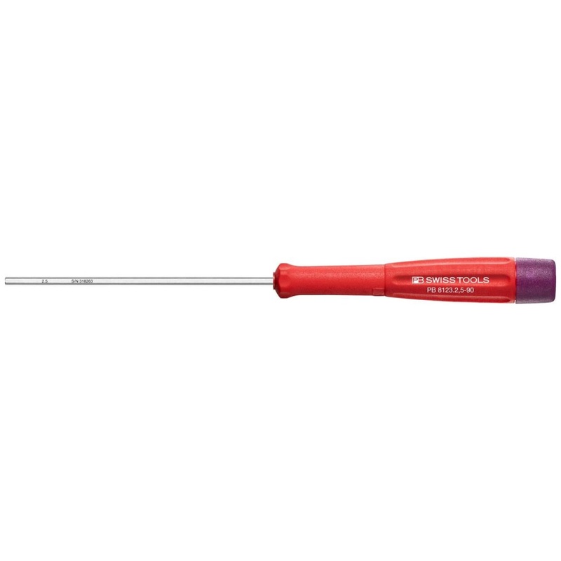 PB Swiss Tools PB 8123.2,5-90 Electronics Screwdriver, Hex