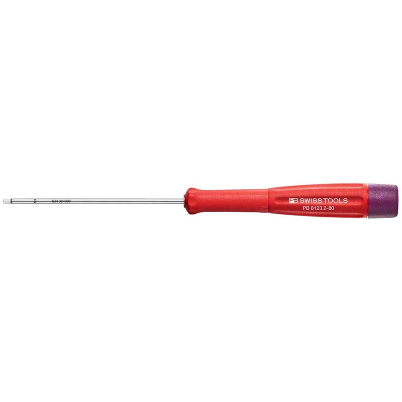 PB Swiss Tools PB 8123.2-80 Electronics Screwdriver, Hex