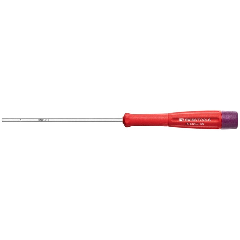PB Swiss Tools PB 8123.3-100 Electronics Screwdriver, Hex