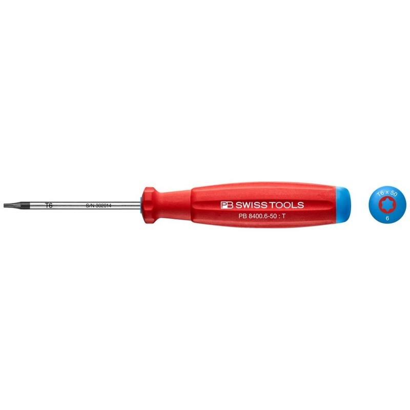 PB Swiss Tools PB 8400.6-50 SwissGrip Screwdrivers, TORX T6