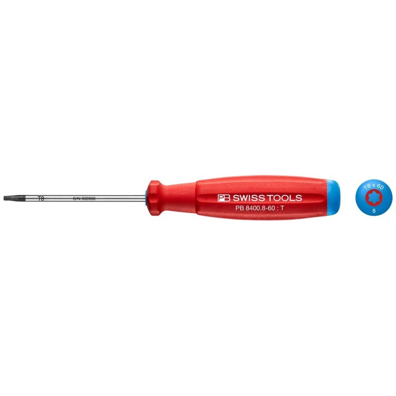 PB Swiss Tools PB 8400.8-60 SwissGrip Screwdrivers, TORX T8