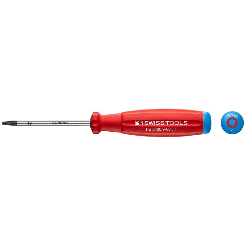 PB Swiss Tools PB 8400.9-60 SwissGrip Screwdrivers, TORX T9