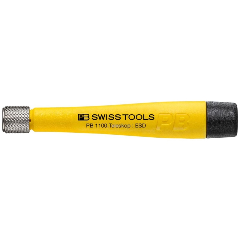 PB Swiss Tools PB 1100.Teleskop Telescopic Screwdriver Handle with Rotating End-Cap ESD 85mm