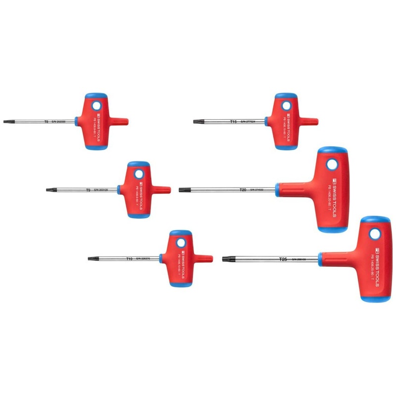 PB Swiss Tools PB 1551 Cross handle screwdriver set TORX, 6 pieces