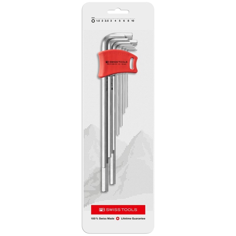 PB Swiss Tools PB 211.DH-10 CN Key L-Wrenches 9 Pcs