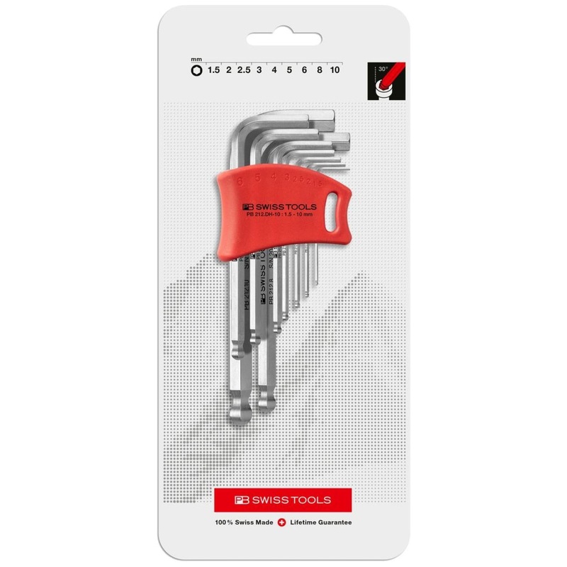 PB Swiss Tools PB 212.DH-10 CN Key L-Wrenches 9 Pcs