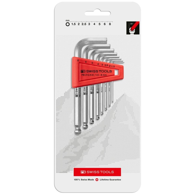 PB Swiss Tools PB 212.H-8 CN Key L-Wrenches 9 Pcs
