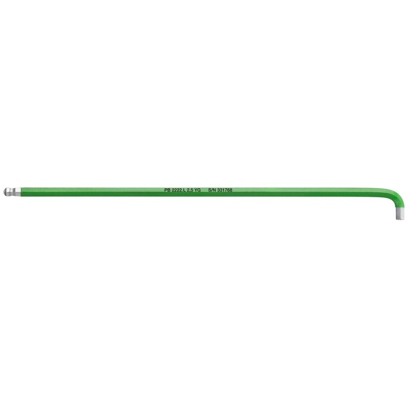 PB Swiss Tools PB 2222.L 2,5 YG RainBow 90100 key L-Wrenches, 2.5 mm