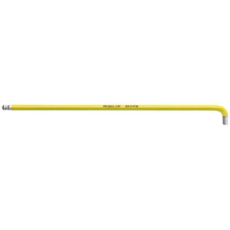 PB Swiss Tools PB 2222.L 3 SY RainBow 90100 Key L-Wrenches, 3 mm