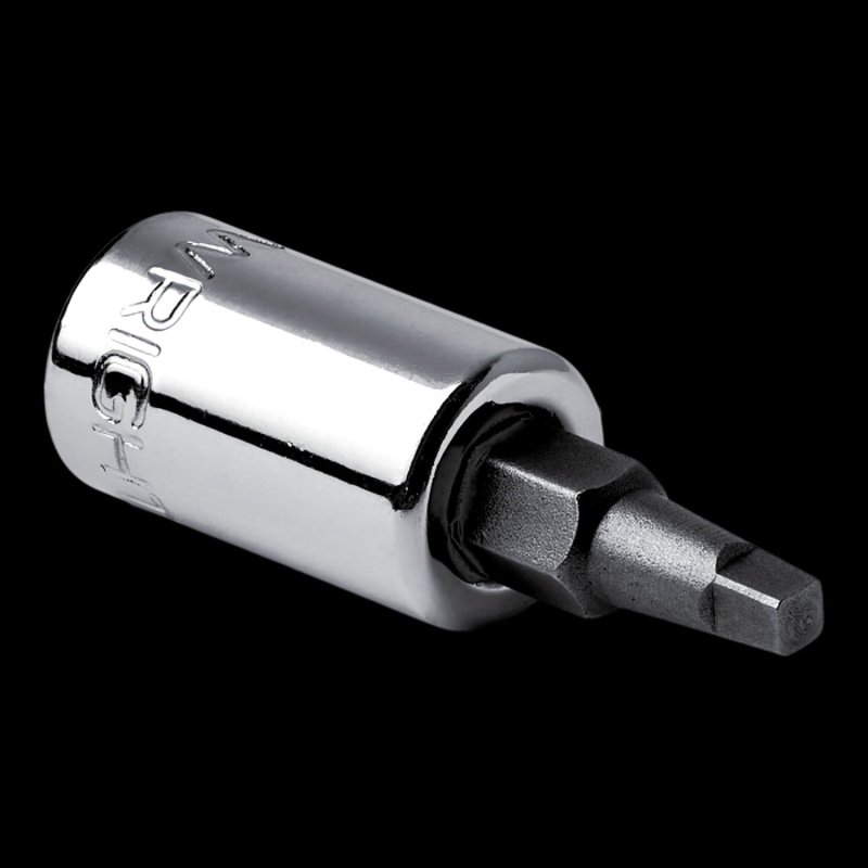 Wright Tool 2273 1/4" Drive Square Bit (Robinson) Socket w/Standard Bit - R3