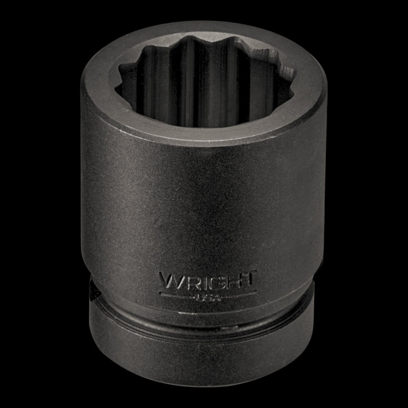 Wright Tool 67H32 3/4" Drive 12 Point Standard Impact Socket - 1"