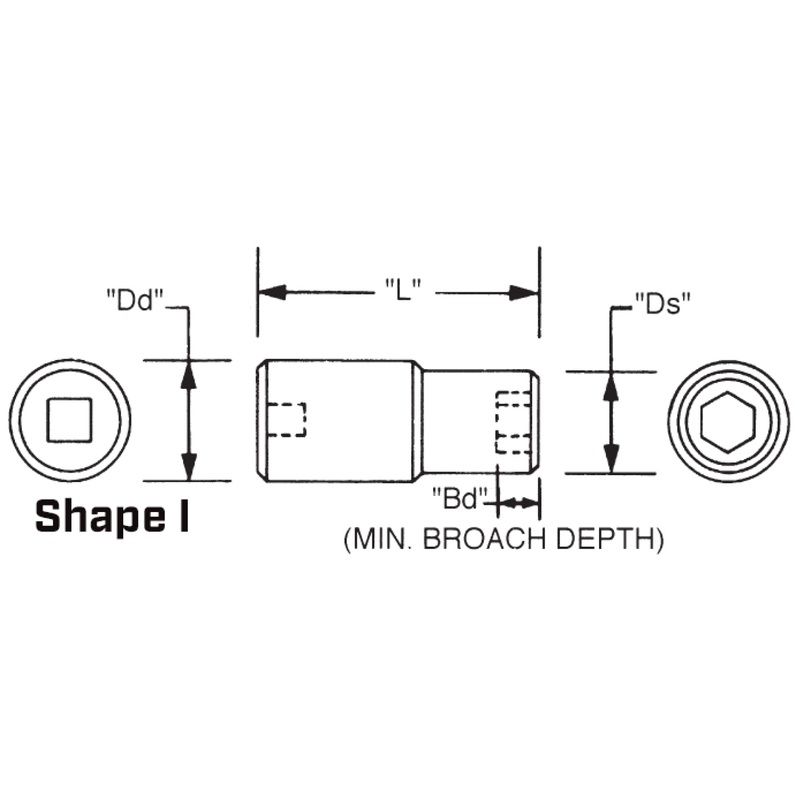Wright Tool 84928 1-1/2" Drive 6 Point Deep Impact Socket - 1-3/4"