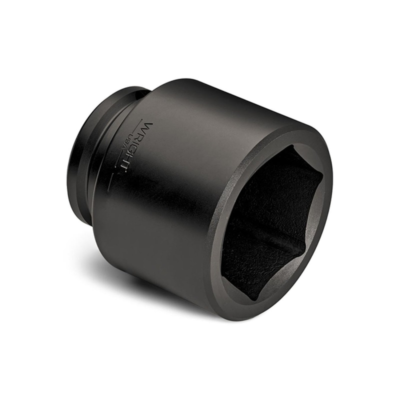 Wright Tool 85864 2-1/2" Drive 6 Point Standard Impact Socket - 8"
