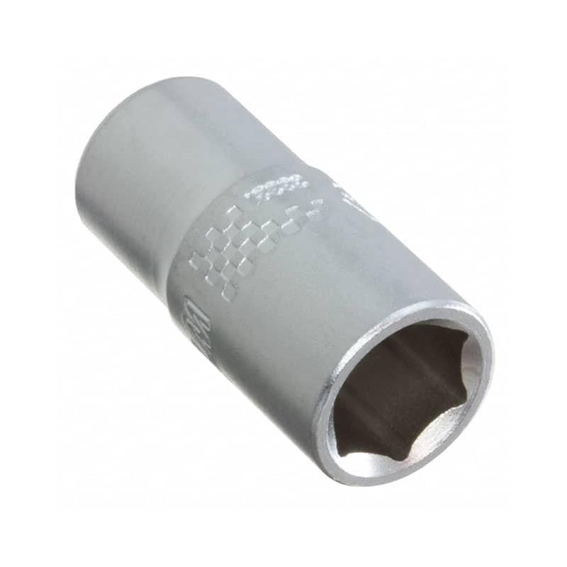 Wiha Tools 33321 6 Point - 1/4 Inch Drive Socket - 8.0mm x 25mm
