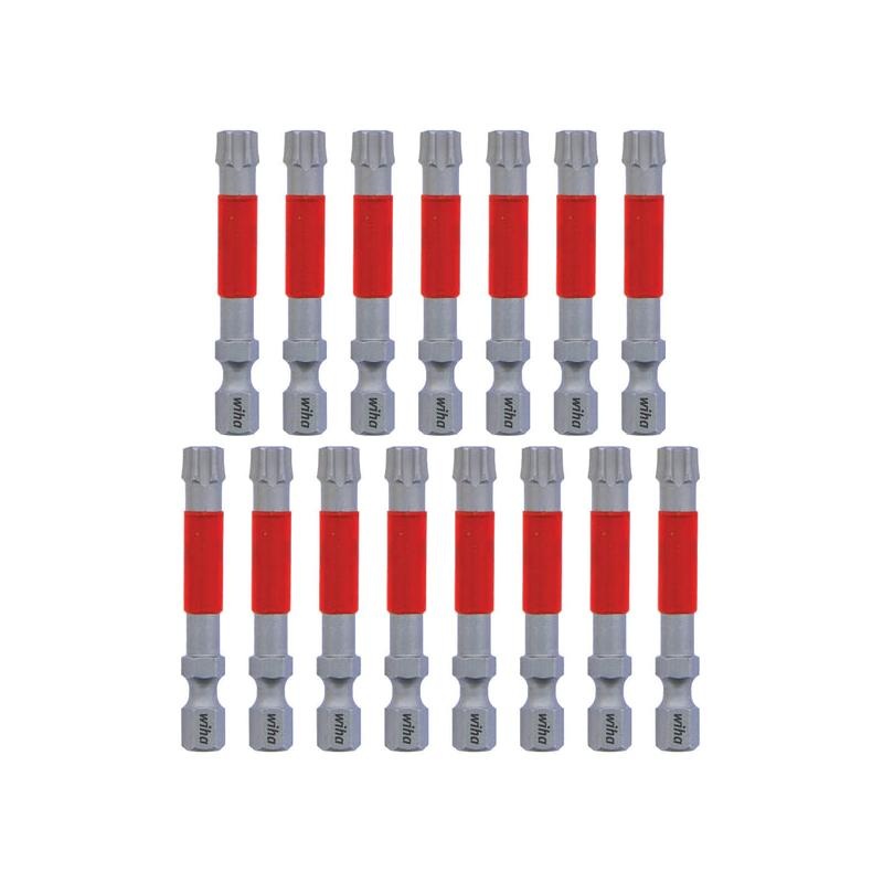 Wiha Tools 76656 MaxxTor Impact Bit TORX T40 - 49mm - 15 Pack