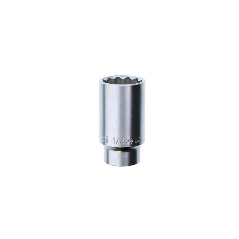 Wiha Tools 33865 12 Point - 1/2" Drive Deep Socket 1-1/4 inch